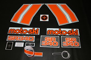 73 Moto Ski SR340 Decal Kit 