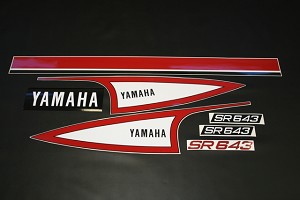 73 YAMAHA SR 643 Decal Kit 
