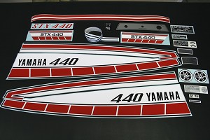 77 YAMAHA STX 440 Decal Kit 
