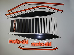 77 Moto Ski Super Sonic Decal Kit 
