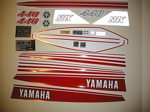 78 YAMAHA SRX 440 Decal Kit 