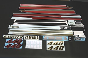 79 YAMAHA Exciter 440 Decal Kit 