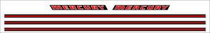 Mercury Sleigh Decal Kit 