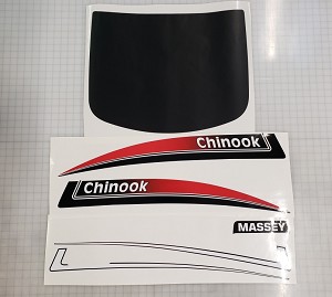 1976 Massey Ferguson Chinook Hood Decal Kit 
